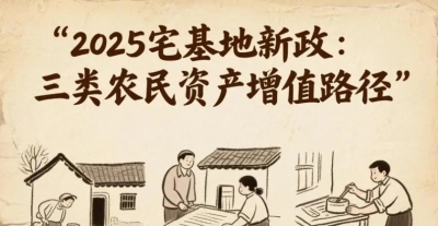 你家宅基地要变"活钱"了！这几类人要发财！