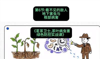 第06节：看不见的敌人&mdash;&mdash;地下害虫与根部病害，课程：《茗茶卫士&mdash;&mdash;茶叶病虫害绿色防控实战课》#识农AI
