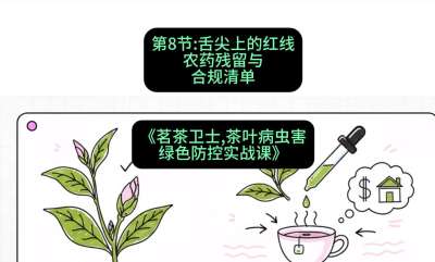第08节：舌尖上的红线&mdash;&mdash;农药残留与合规清单，课程：《茗茶卫士&mdash;&mdash;茶叶病虫害绿色防控实战课》#识农AI