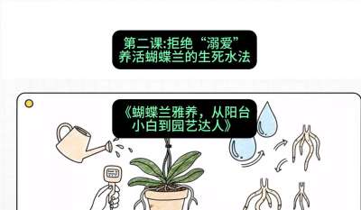 第二节：拒绝&ldquo;溺爱&rdquo;：养活蝴蝶兰的生死水法，课程：《蝴蝶兰雅养六讲：从阳台小白到园艺达人》#识农AI